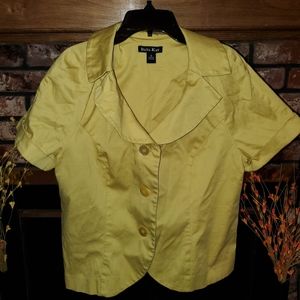 💛YELLOW DANA KAY BUTTON UP💛